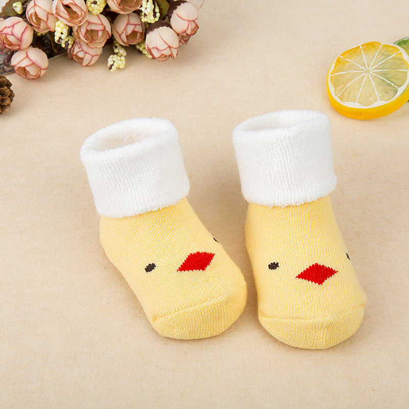 Baby cotton terry socks