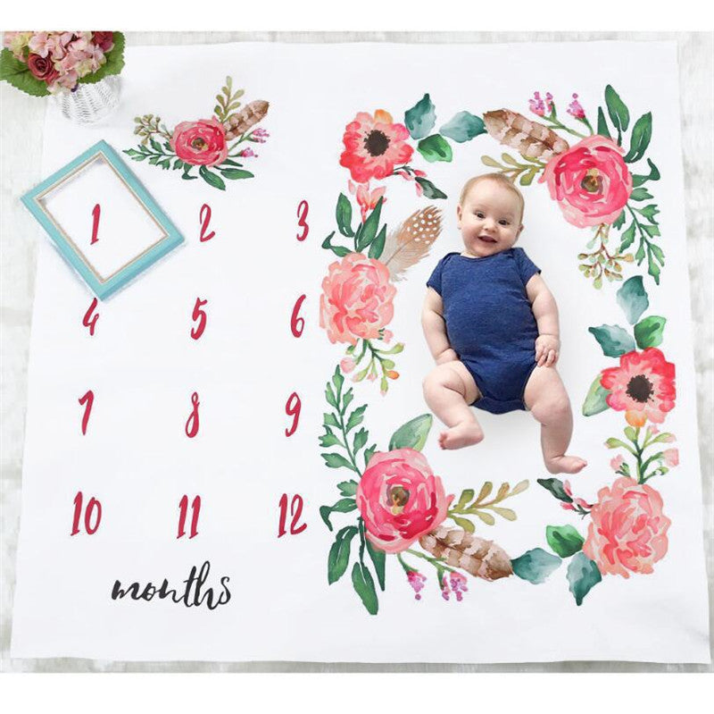 Baby creative photo blanket