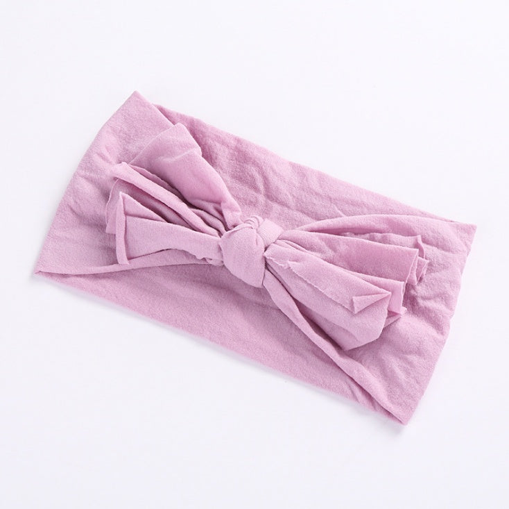 Nylon stockings fashion wide hair band handmade bow headband