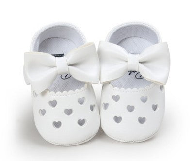 My0-1 love old toddler shoes embroidered bow shoes on behalf of a baby indoor soft bottom baby shoes