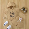 Ins Popular Children's Clothing Fashion Letters Printing Suit