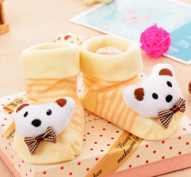 Cotton Baby Socks Christmas Socks For Newborns Gift Animal Lot Anti Slip With Rubber Soles For Child Boy Girl Newborn Baby Socks