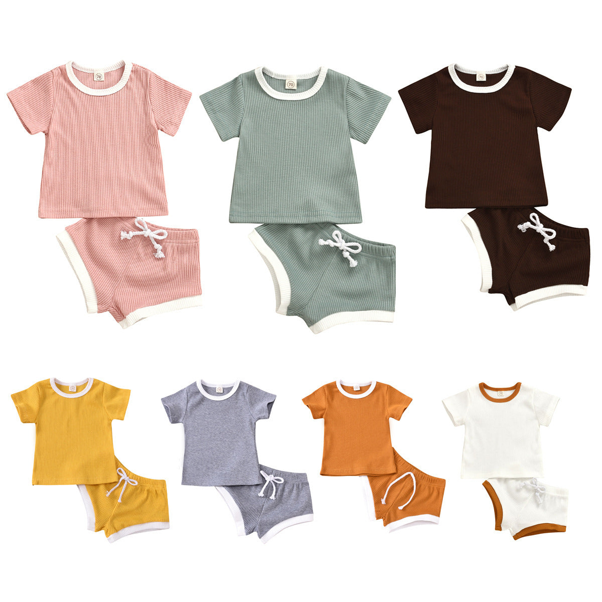 Two-piece set for infants and toddlers