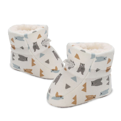 Winter Graffiti Cartoon Baby Cotton Boots Thick Warm