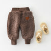 Baby Fleece Large PP Lamb Fleece Outer Wear Pants