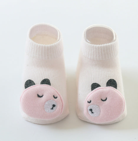 Dispensing non-slip baby toddler socks