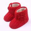 Manufacturers selling Wool Knitted Winter new bow shoes baby toddler shoes shoes boots 1646