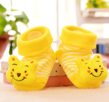 Cotton Baby Socks Christmas Socks For Newborns Gift Animal Lot Anti Slip With Rubber Soles For Child Boy Girl Newborn Baby Socks