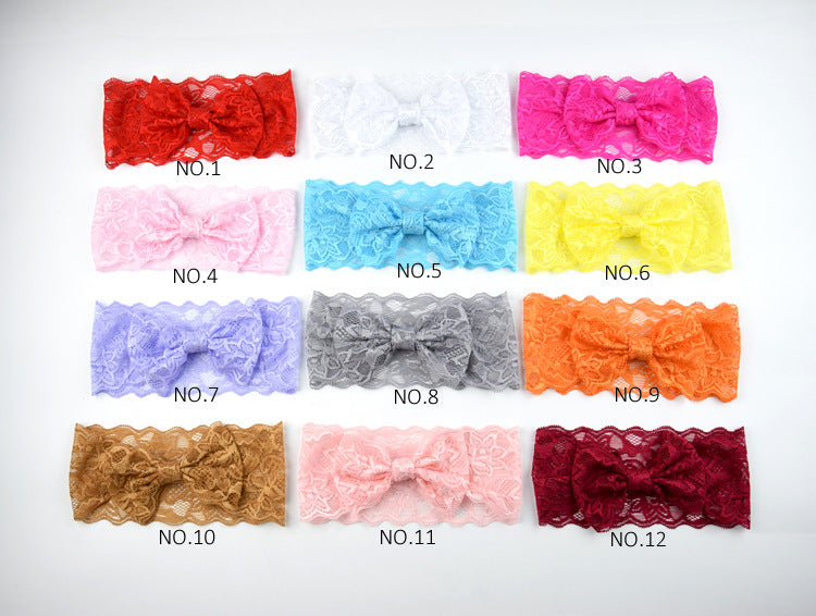 Children's lace Butterfly Hair belt