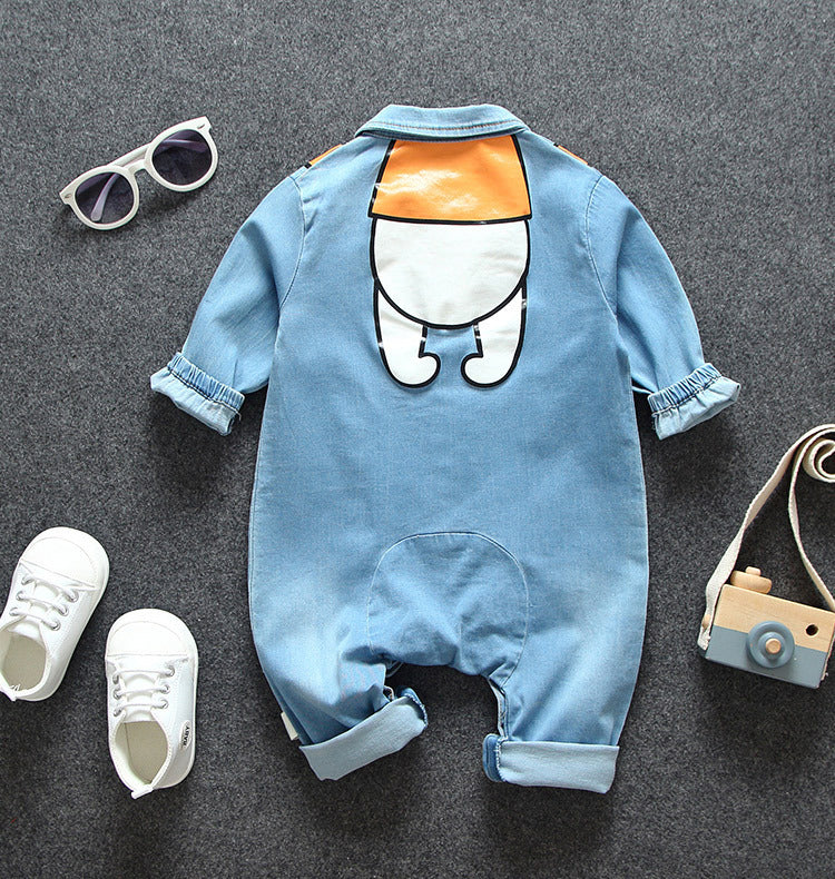 Baby denim jumpsuit