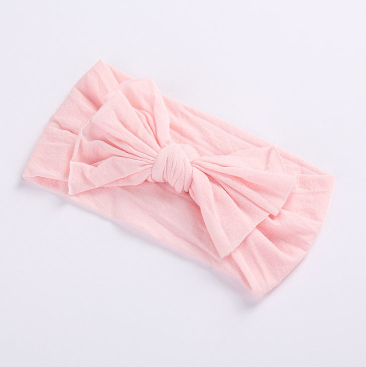 Nylon stockings fashion wide hair band handmade bow headband