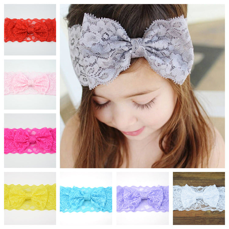 Children's lace Butterfly Hair belt