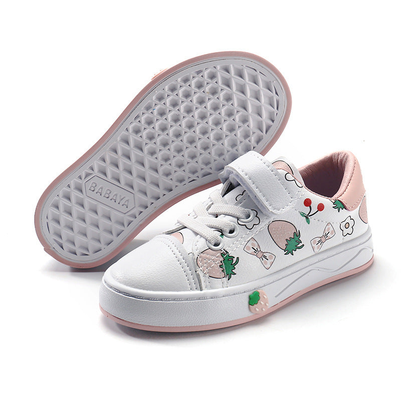 Girls' New Baby Toddler Cartoon Low-top Casual Shoes