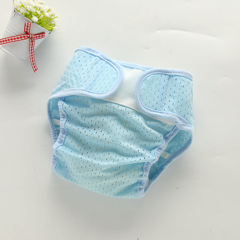 Baby Ice Silk Summer Ultra-thin Breathable Diaper Pants