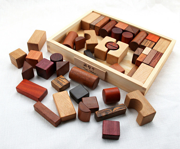 Assembled wooden educational toys