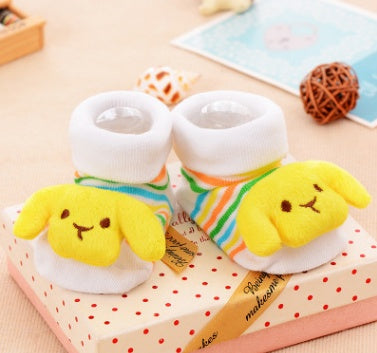 Cotton Baby Socks Christmas Socks For Newborns Gift Animal Lot Anti Slip With Rubber Soles For Child Boy Girl Newborn Baby Socks