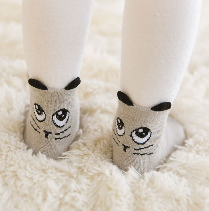 New Arrival Newborn Socks Cartoon Cotton Baby Socks No-slip Infant Cotton Socks