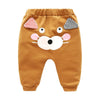 Spring And Autumn Baby High-waist Belly Protecting Trousers