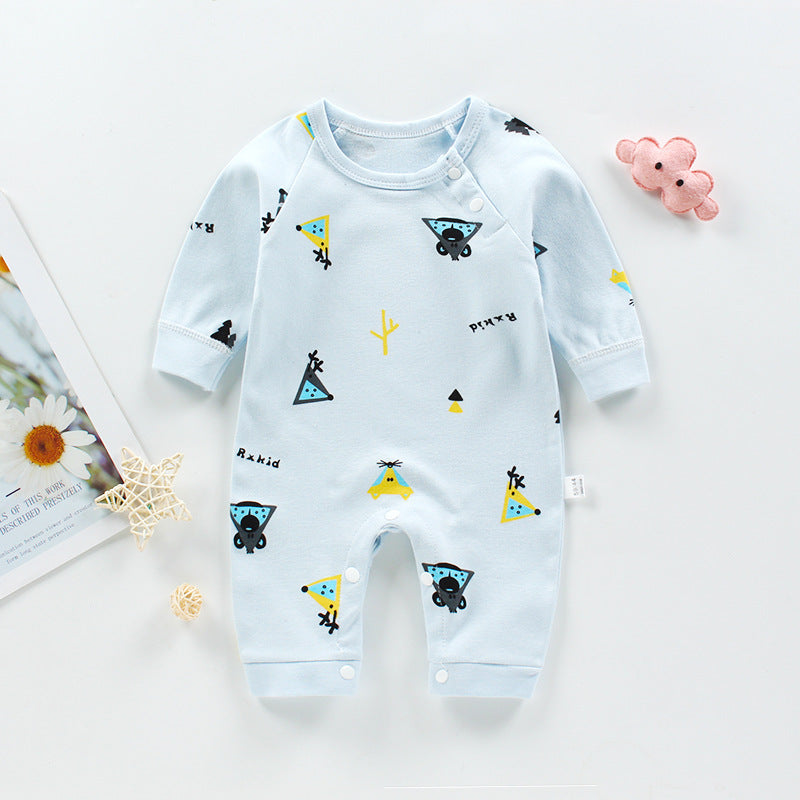 Romper Long-sleeved Cotton Romper Baby Clothes