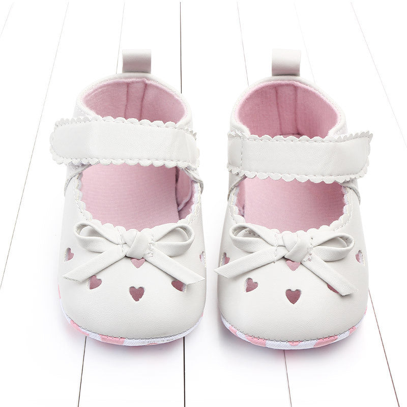 Bow girl baby princess shoes