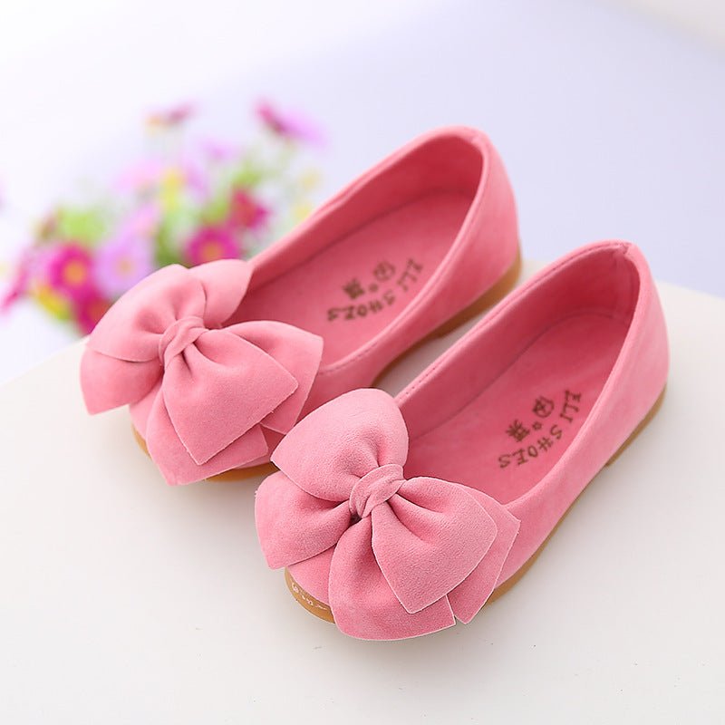 Princess new spring girls' leather shoes, children's shoes, Korean shoes, baby shoes, casual peas shoes tide