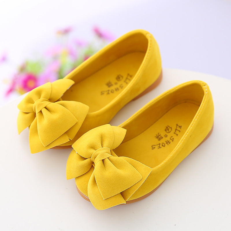 Princess new spring girls' leather shoes, children's shoes, Korean shoes, baby shoes, casual peas shoes tide