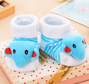 Cotton Baby Socks Christmas Socks For Newborns Gift Animal Lot Anti Slip With Rubber Soles For Child Boy Girl Newborn Baby Socks