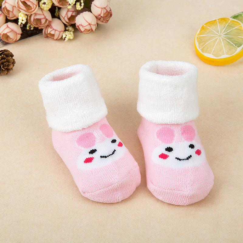 Baby cotton terry socks