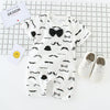 Baby bow gentleman climbing suit