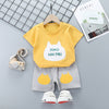 Cartoon children short sleeve suit