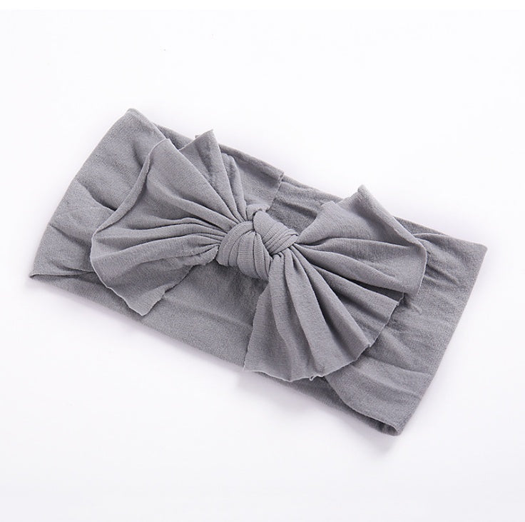 Nylon stockings fashion wide hair band handmade bow headband