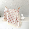 Baby Cotton Crepe Print Fringed Blanket Wrap