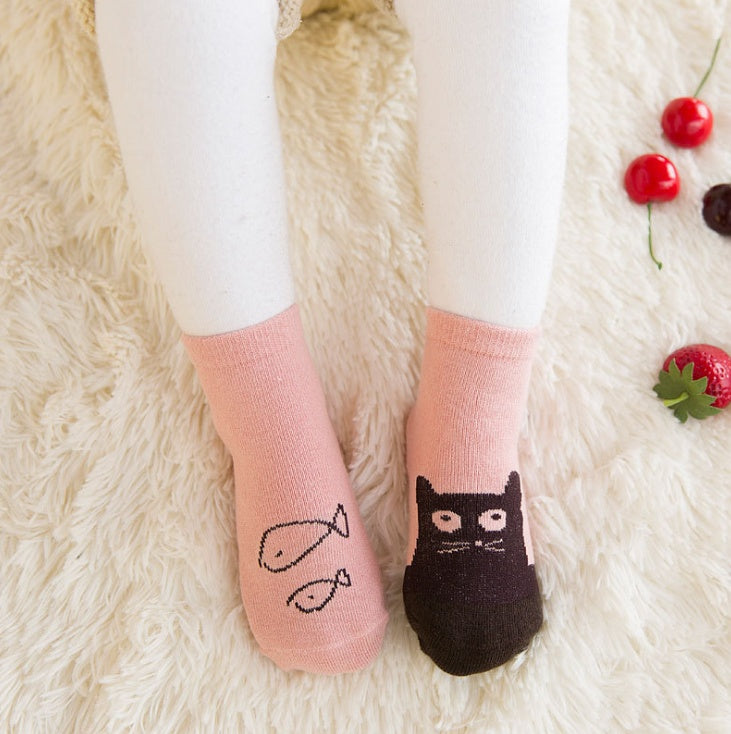 New Arrival Newborn Socks Cartoon Cotton Baby Socks No-slip Infant Cotton Socks