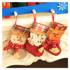 Three dimensional gift bag decoration for Christmas socks