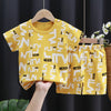 Children's Short-sleeved Suit Cotton T-shirt Baby Baby Clothes