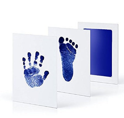 Non-toxic and wash-free baby ink watermarking oil fingerprints and footprints kit family souvenirs