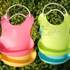 Kid Infant Bibs Baby Soft Silicone Bib