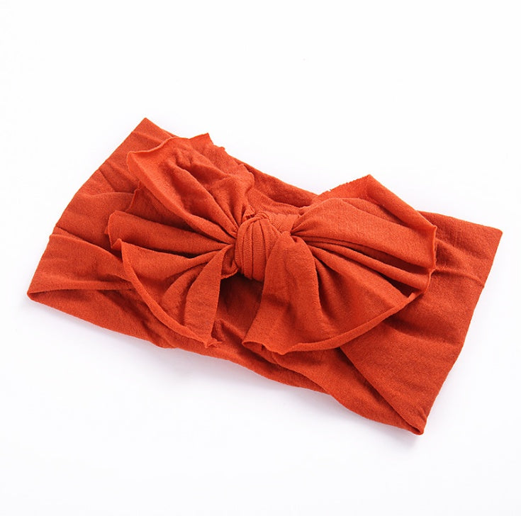 Nylon stockings fashion wide hair band handmade bow headband