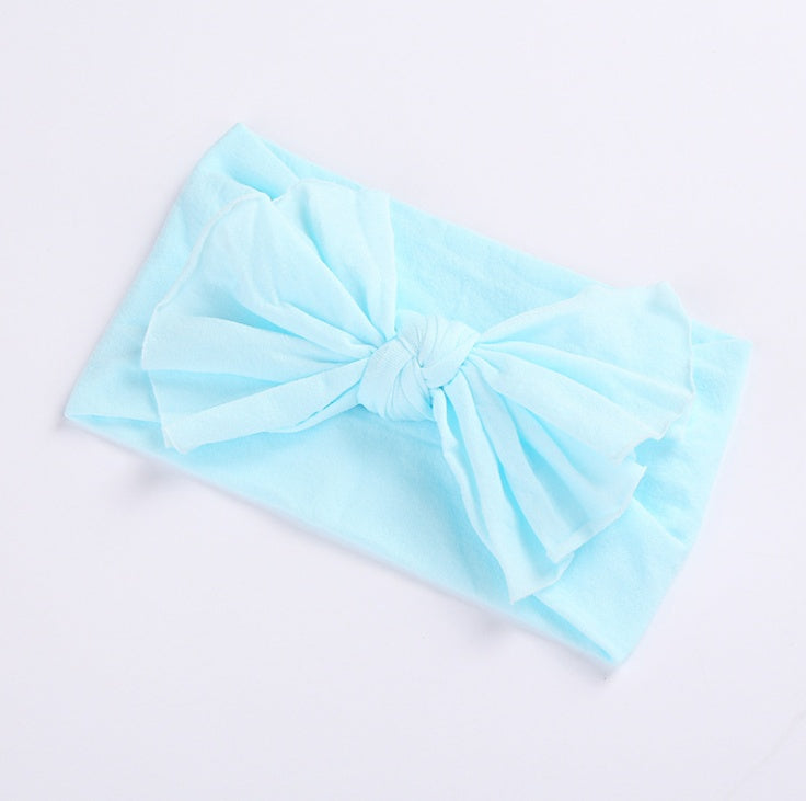 Nylon stockings fashion wide hair band handmade bow headband