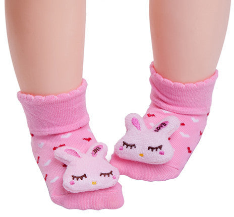 Cute Baby Animal Doll Baby Three-dimensional Socks