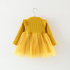 Autumn Girl Princess Dress Baby Girl Skirt Gauze Girl Children 0-1-2-3 Years Old Baby Girl Dress