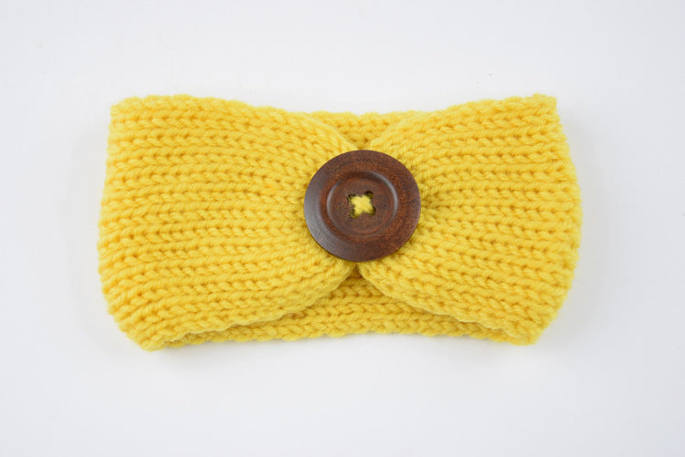 Baby wool headband hand-woven hair accessories