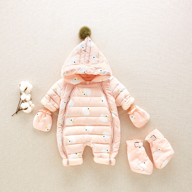 Baby winter white down jacket