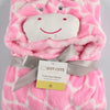 Baby fleece bath towel hooded towels bathrobe