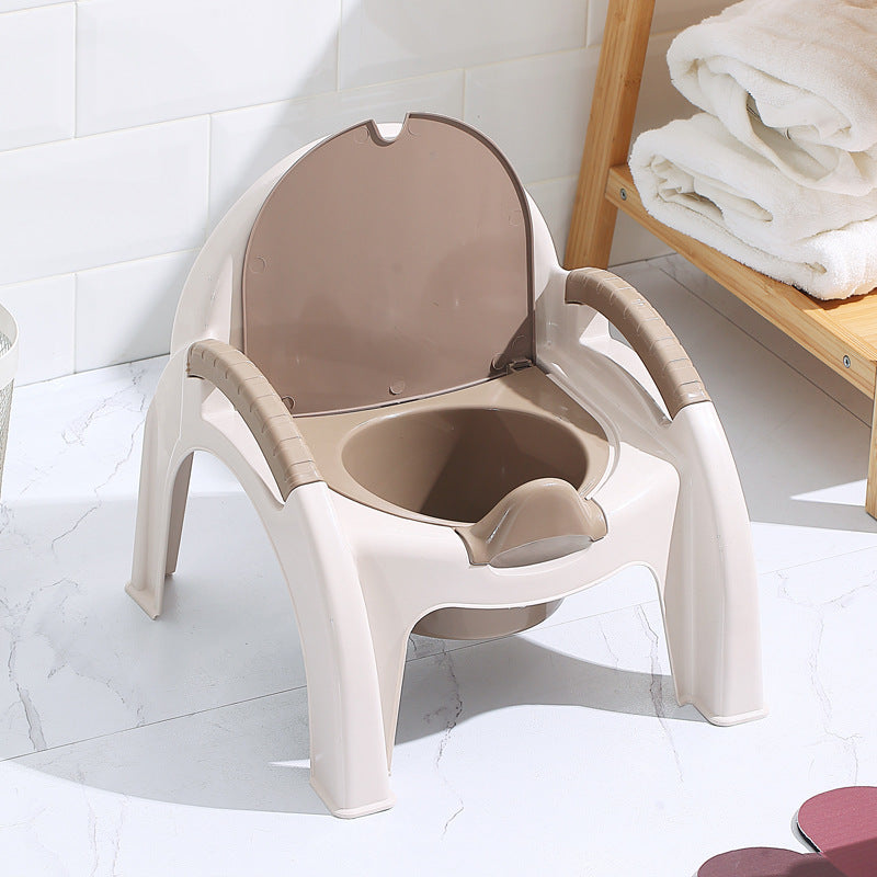 Simple And Detachable Plastic Backrest Toilet For Children