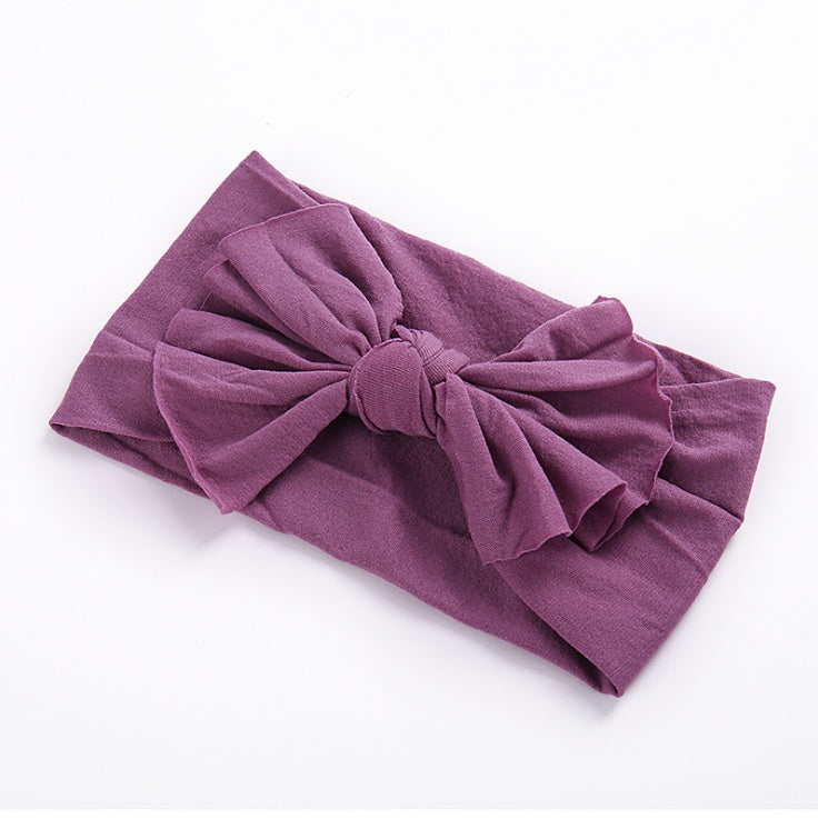 Nylon stockings fashion wide hair band handmade bow headband