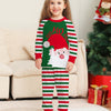 Family Christmas Pajamas Matching Sets Red Stripe Xmas Holiday Sleepwear Jammies Long Sleeve PJs Outfits