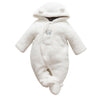 Baby clothes lamb winter cotton padded clothes baby newborn baby skin thickening climb Siamese clothes cotton