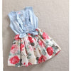 Casual baby dot mesh Princess Flower Dress