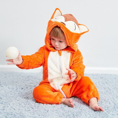 Baby animal jumpsuit